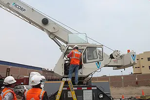 Curso de operador de grua telescopica