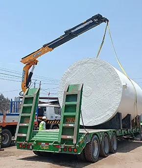 Izaje de Tanque de Fibra de Vidrio